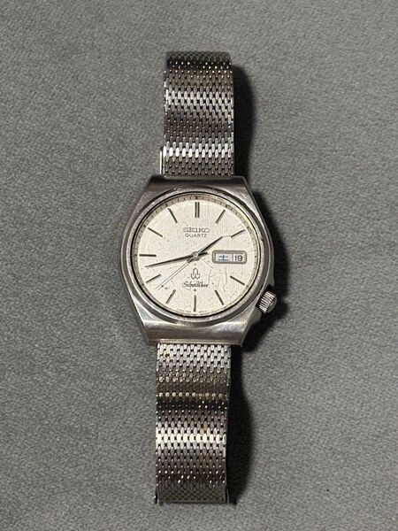 【電池交換済】セイコー シルバーウェーブ ビンテージ クォーツ デイデイト 腕時計 SEIKO 稼働品