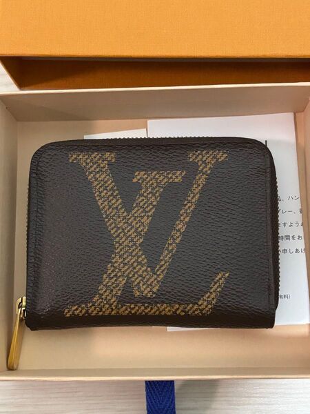 【美品】ルイヴィトン モノグラム ジャイアント ジッピー コインパース 財布 LOUIS VUITTON