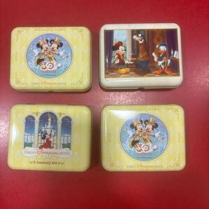 4個セット 東京ディズニーランドホテル アメニティキット 空き缶 30周年