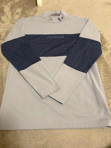 TRAVIS MATHEW トラビスマシュー 裏起毛長袖ハイネックTシャツ グレー サイズ M