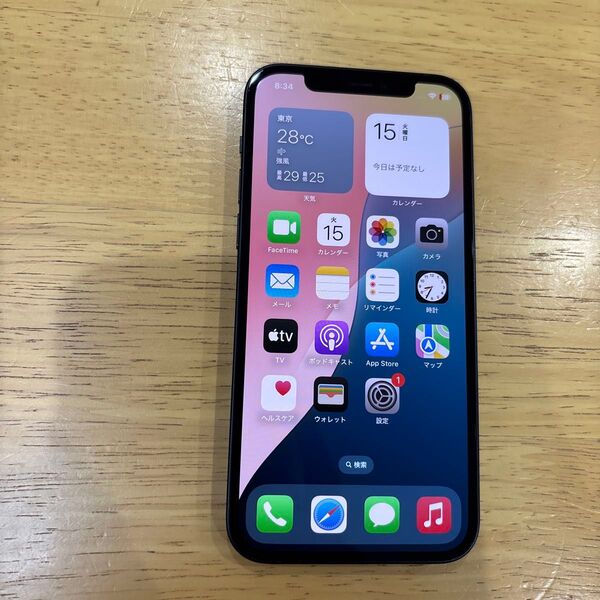 中古 simフリー バッテリー新品交換 iPhone12 64gb ブラック Softbank