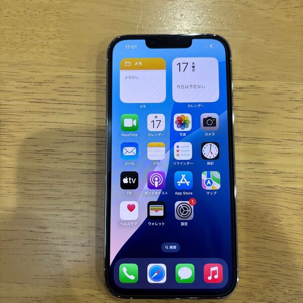 中古 simフリー iPhone 13pro 128gb シルバー Softbank