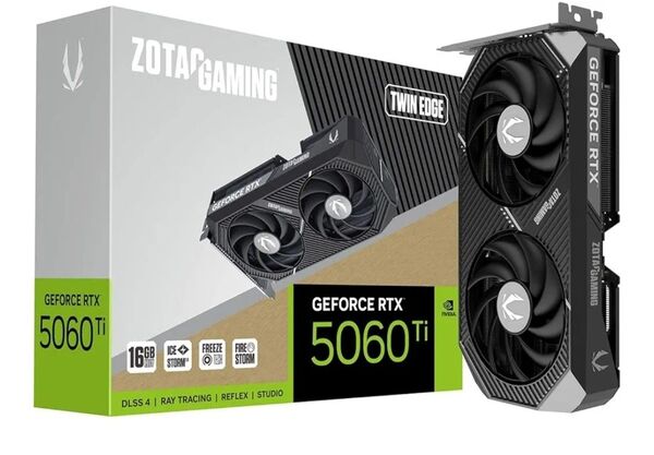 ZOTAC GAMING GeForce RTX 5060 Ti 16GB Twin Edge 毎日昼頃値下げ1000円ずつ