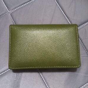 名刺入れ グリーン シンプル