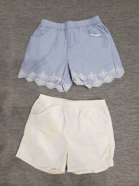 130 ショートパンツ 短パン 2枚セット