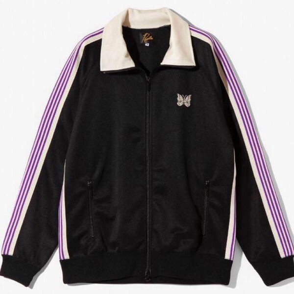 needles 23ss 直営店 トラックジャケット ブラック パープル L