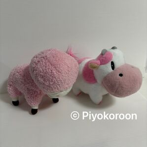牧場物語 ふわふわぬいぐるみ 2個セット ウシいちご ヒツジ