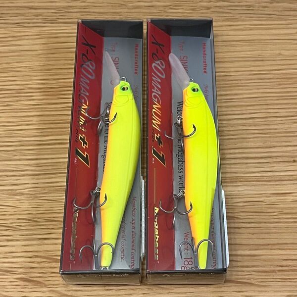 メガバス X-80 マグナム +1 SW ドチャート 2本セット