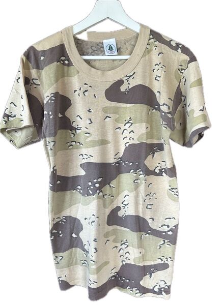ROTHCOロスコ/WOODS カモフラージュ柄Tシャツ