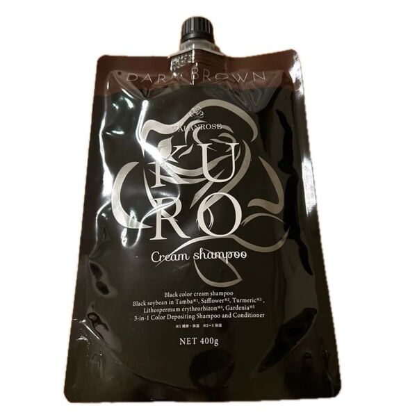 VALANROSE KURO クリームシャンプー ダークブラウン 400g