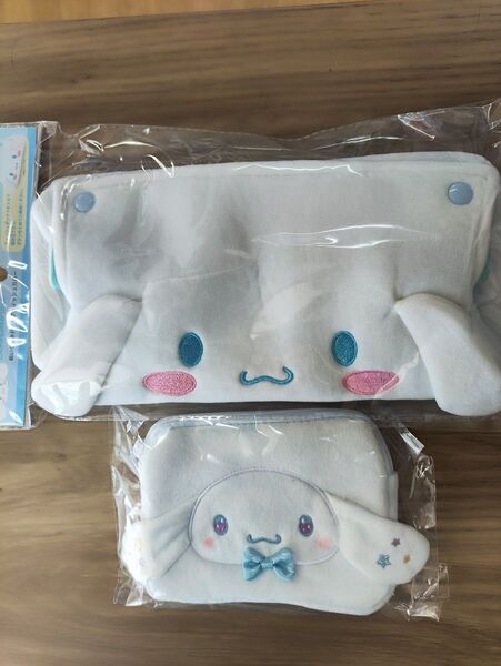 サンリオティッシュケース2点セット シナモロール#ぬいぐるみティッシュカバー