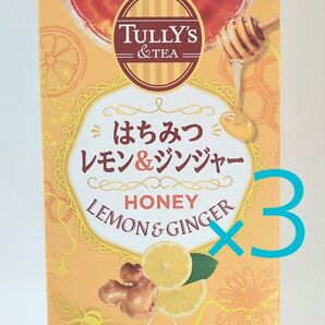 TULLY'S タリーズ はちみつレモン&ジンジャー ティーバッグ 20袋 3箱