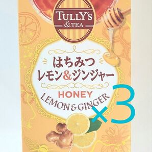 TULLY'S タリーズ はちみつレモン&ジンジャー ティーバッグ 20袋 3箱