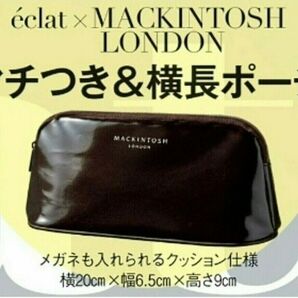 新品 未開封 マッキントッシュ ロンドン クッション仕様 化粧ポーチ マルチケース メガネ サングラスケース 雑誌 エクラ 付録