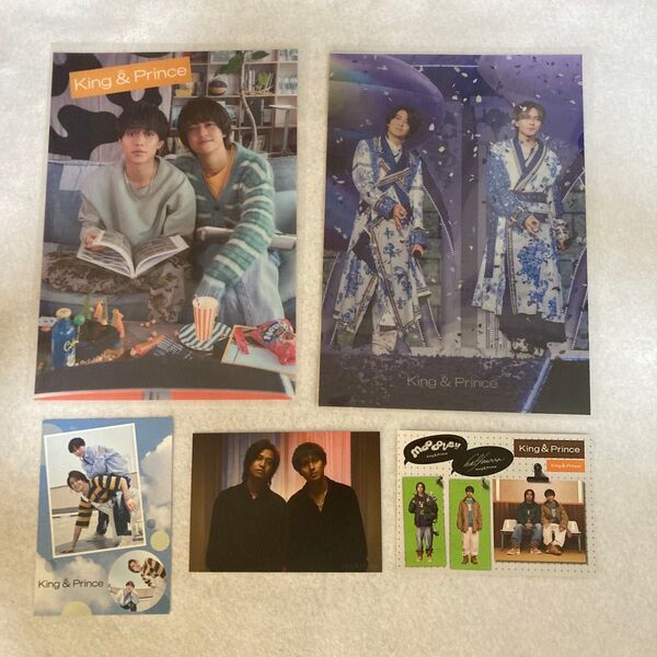 King & Prince クリアファイル ポストカード シール 永瀬廉 髙橋海人