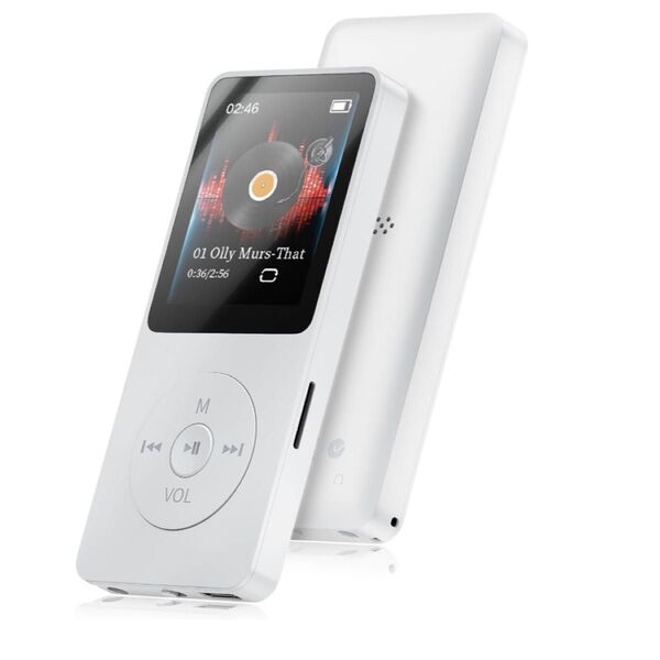 【新品未使用】 MP3プレーヤー mp3プレーヤー白 HIFI音質 音楽プレイヤー ホワイト Bluetooth5.1