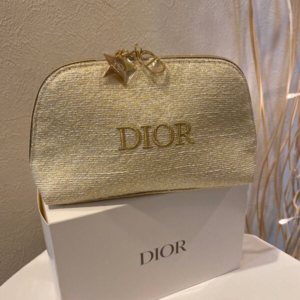 Dior 2024 ゴールドポーチ