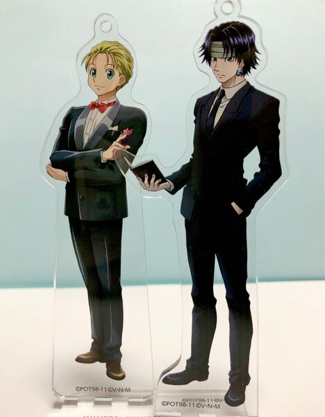 ハンターハンター HUNTER×HUNTER アニメイトカフェ 幻影旅団編 ビッグアクリルスタンド クロロ シャルナーク 美品