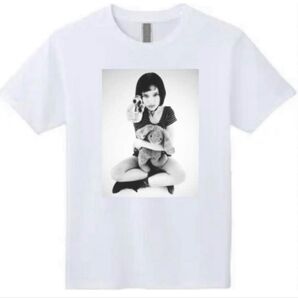 新品未使用 90s 映画レオン マチルダ Tシャツ/白