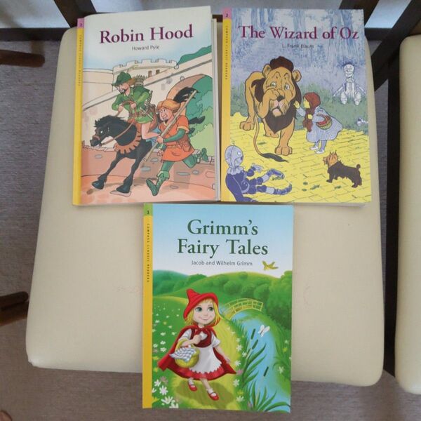 Grimm's Fairy Tales 他2冊 外国語版 英語版 絵本
