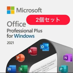 2個セットOffice Professional Plus 2021 for Windows
