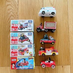 中古◎ トミカ / ミッキーマウス / 5台セット