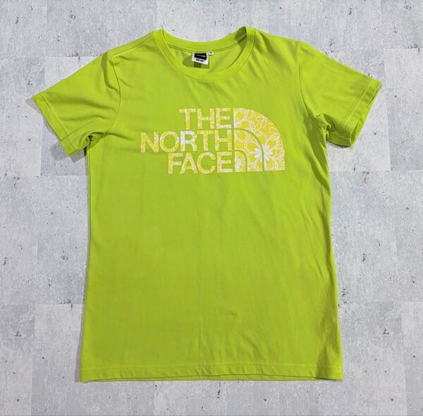 難あり Mサイズ THE NORTH FACE Tシャツ 黄緑 ノースフェイス