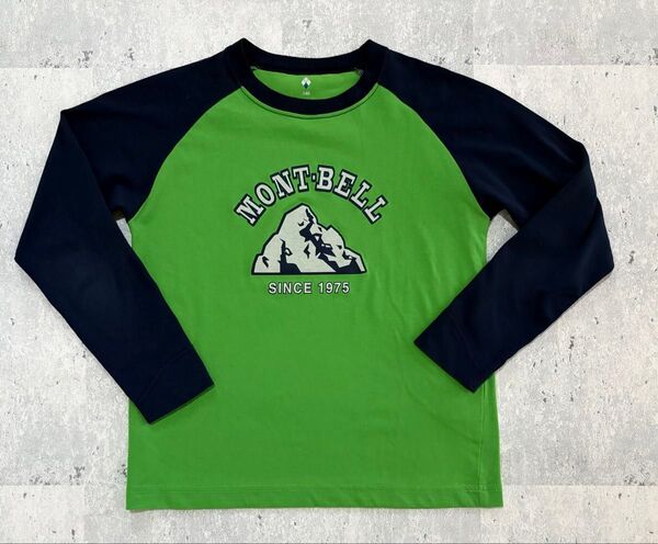 美品 140 mont-bell モンベル 長袖Tシャツ