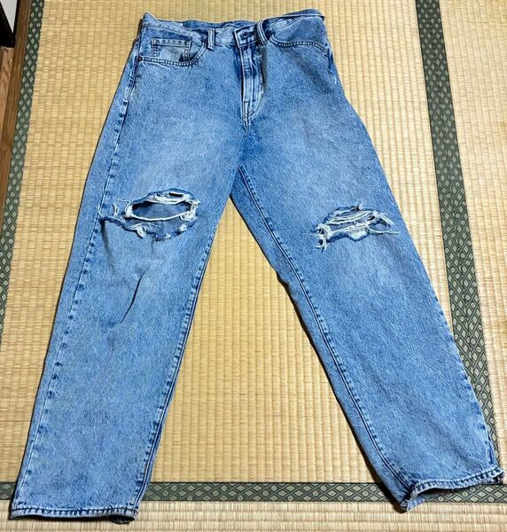 GAP ギャップ ダメージデニムパンツ ライトブルー 古着 ダメージジーンズ 青 ブルー デニム ジーンズ ダメージパンツ