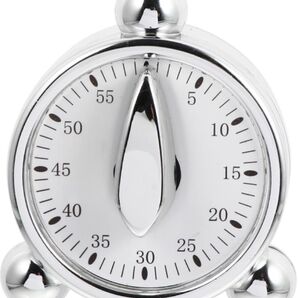 キッチンタイマー キッチン タイマー 時計 カワイイ 動物 食器 シルバー 銀 白 ホワイト