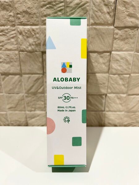 アロベビーUV&アウトドアミストSPF30、PA+++ UVカットミスト 80ml 1本 日焼け止め
