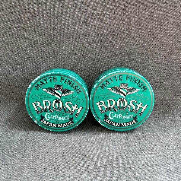 BROSH POMADE ブロッシュ クレイポマード 120g×2