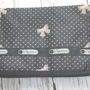 LeSportsac マルチケース ドット柄 リボン柄 未使用