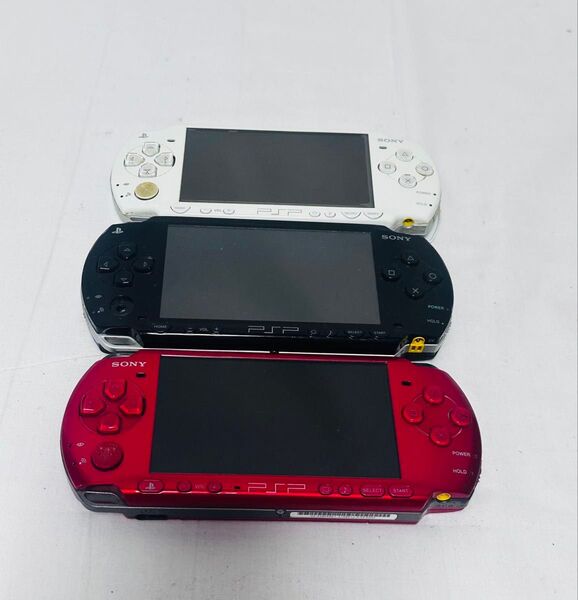 SONY ソニー PSP プレイステーションポータブル PSP-3000 PSP-1000 PSP-2000 合計三台