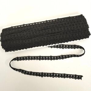 ケミカルレース 黒 切り売り 5m