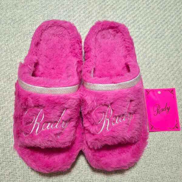 Rady ボアスリッパ ルームシューズ ピンク