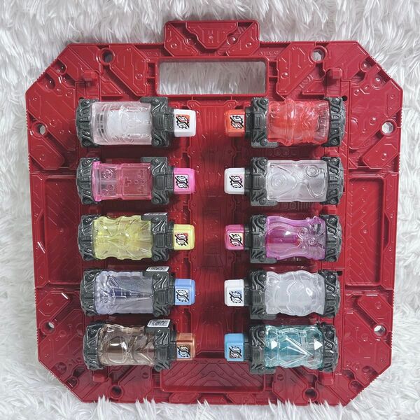 【希少】仮面ライダービルド DXパンドラパネルレッド 赤 フルボトル10点 まとめ売り 当時品 BANDAI バンダイ 入手困難