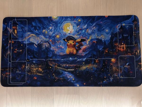 【新品】ピカチュウ 星月夜 プレイマット ラバーマット ポケモンカード