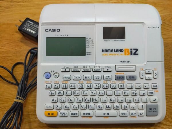 CASIO ネームランドBIZ ラベルライター KL-M7 ホワイト
