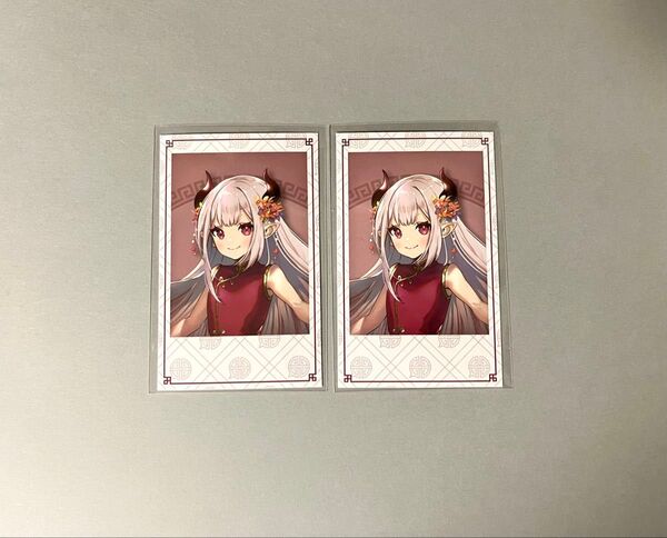 にじさんじ チャイナスタイルグッズ ランダムチェキ風カード 奈羅花