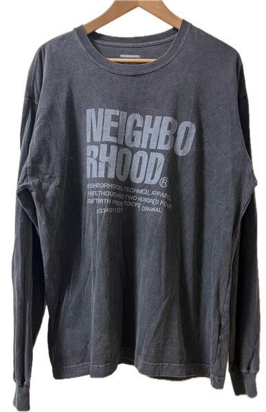 NEIGHBORHOOD ネイバーフッド NH . TEE LS-11 size L ブラック 黒 ロンT 長袖Tシャツ 長袖