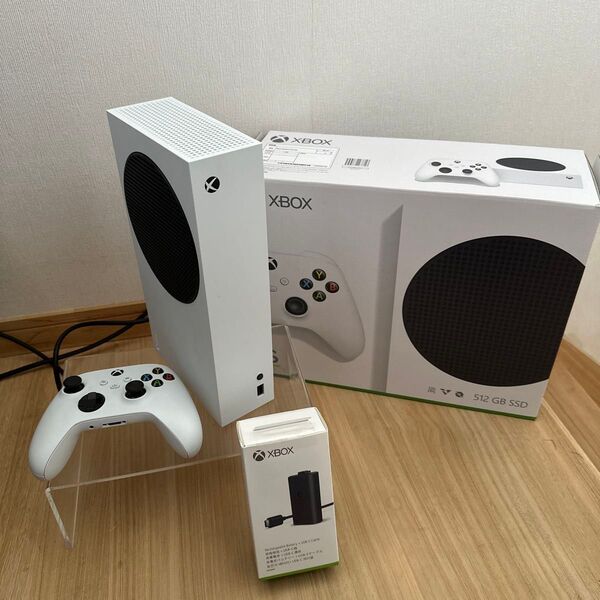 Xbox Series S 本体 コントローラー 充電池 外箱付き 中古