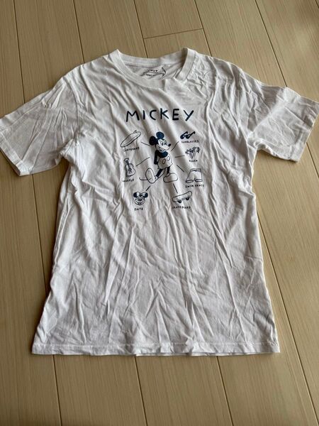 ユナイテッドアローズ グリーンレーベルリラクシング ミッキーマウス 半袖Tシャツ レディース