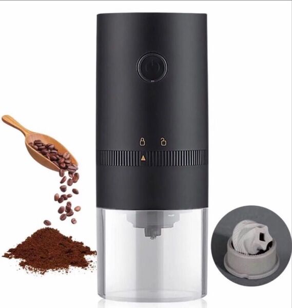 電動コーヒーミル コーヒーグラインダー 充電式