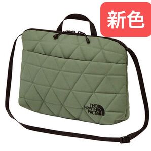 【新品未使用】 THE NORTH FACE ノースフェイス Geoface ジオフェイスポーチ 新色 バークミスト
