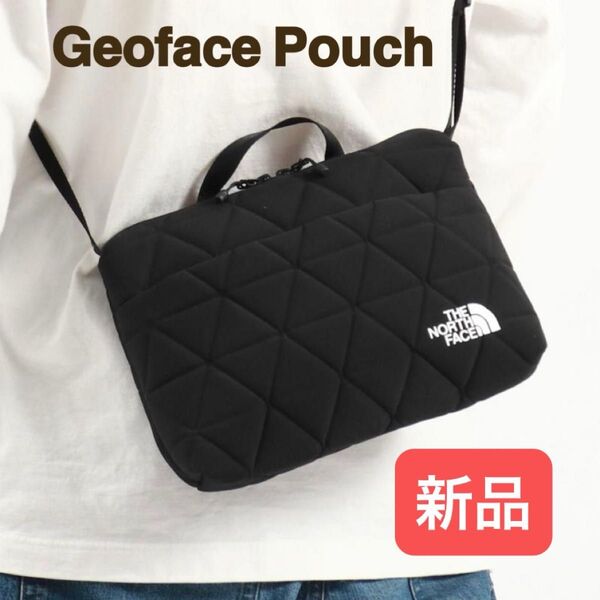 【新品未使用】 THE NORTH FACE ノースフェイス Geoface Pouch ジオフェイスポーチ ブラック