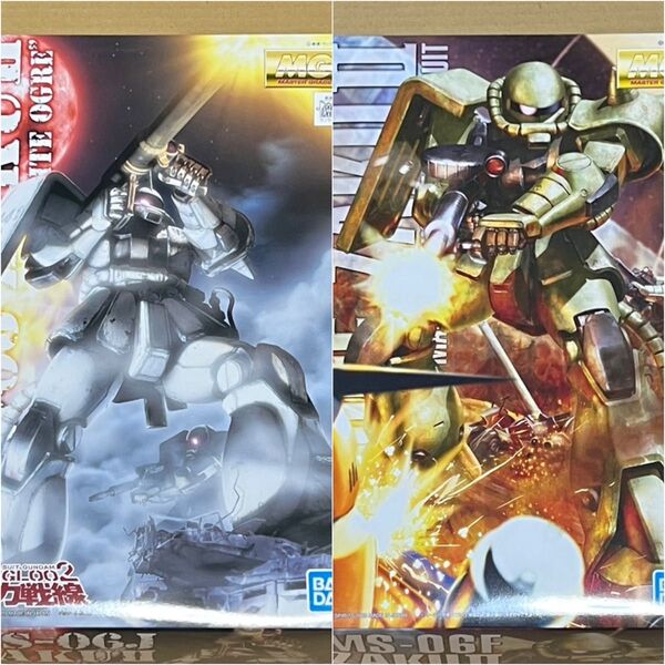 新品★ガンプラ MG 1/100 ザク Ver.2.0 ホワイトオーガー 量産型ザク F J 2点セット PG RG HG SD
