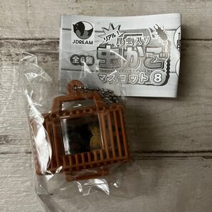 虫かごマスコット8 リアル昆虫入り 虫かごブラウン ヘラクレスオオカブト