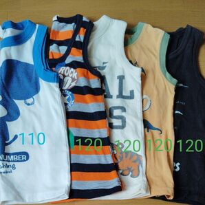 タンクトップ110.120センチ 5枚セット