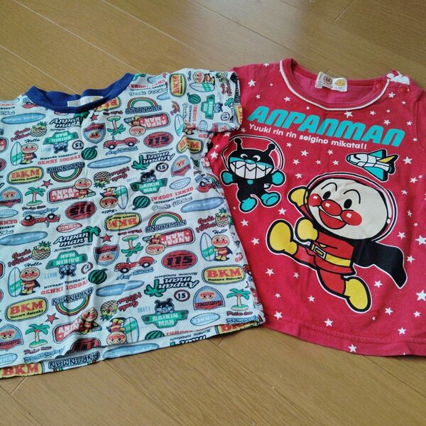 アンパンマンTシャツ90cm 2枚セット